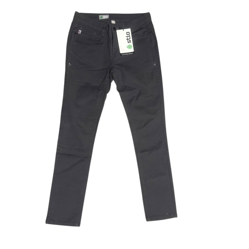 Stio Women's Basalt Rivet Canvas Pants Outdoor Straight Leg Grey Size 6 NWT - Picture 7 of 8